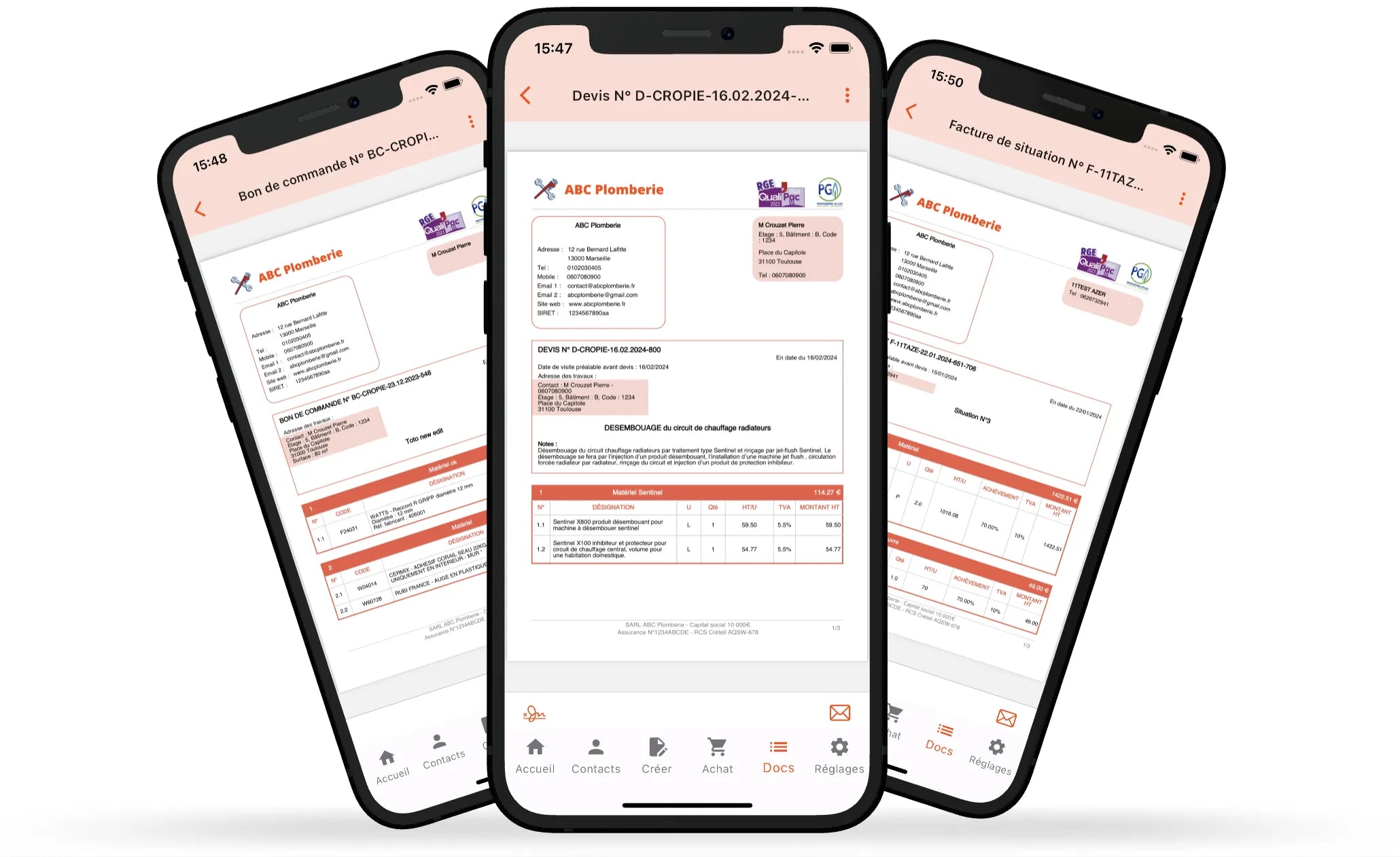 GÉNÉREZ et ENVOYEZ TOUS VOS DOCUMENTS EN 1 CLIC